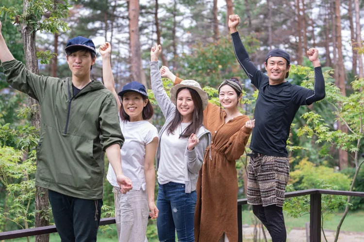 社員旅行でアクティビティを楽しむ